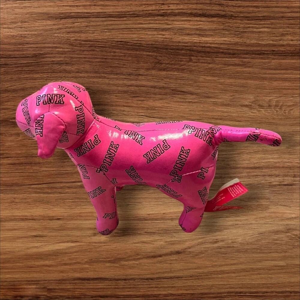 Victoria’s Secret PINK Hot Pink Logo Dog Collectible Display Plush